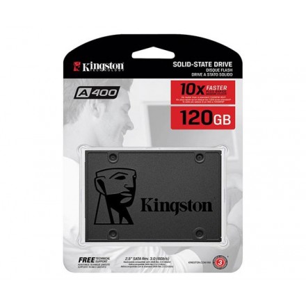 DISCO DURO 2.5 SSD KINGSTON 120GB SSDNOW SATA3 SA400...