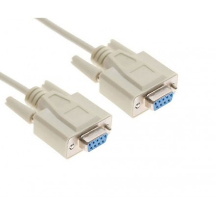 CABLE SERIE NULL MODEM DB9 H/H 1.8M